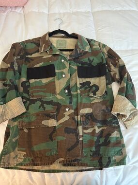 Camo Utility Jacket - Green/Brown